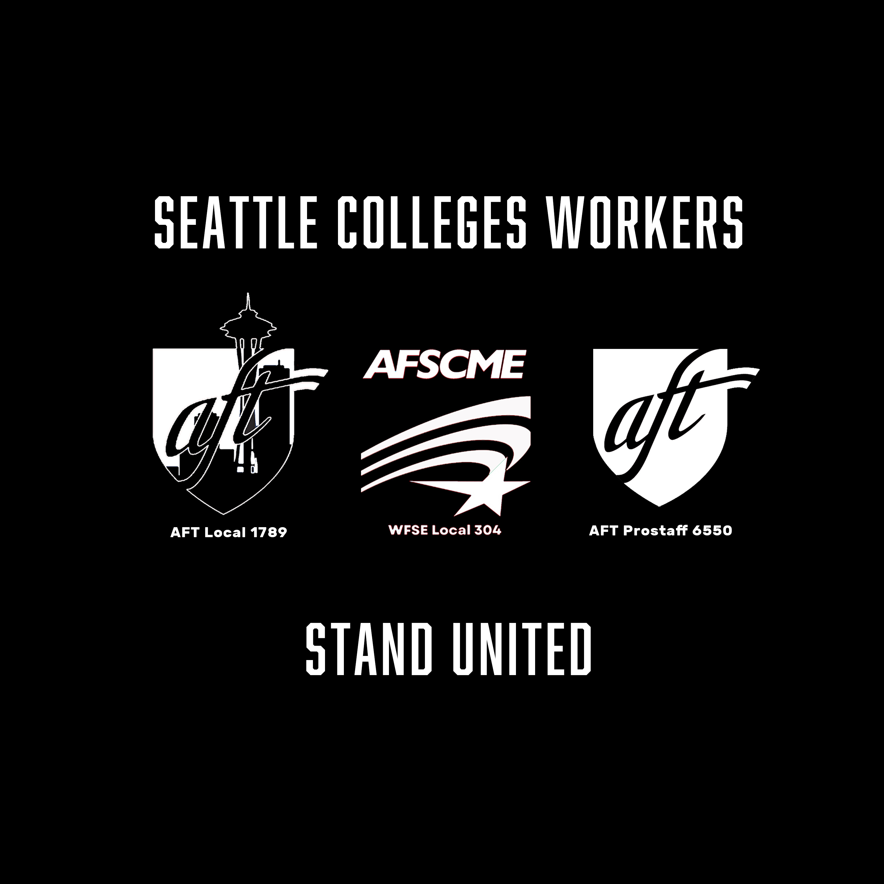 Seattle Colleges Workers Stand United