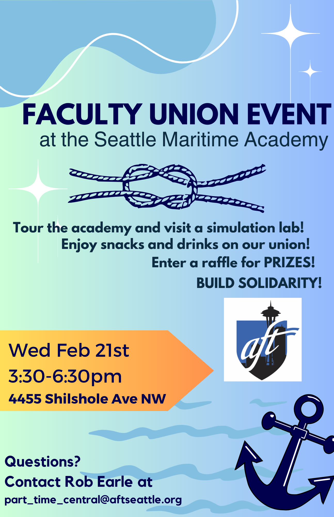 Faculty Union Event at Seattle Maritime Academy